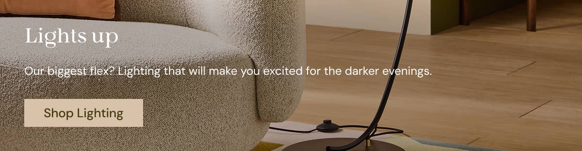 Lights up. Shop Lighting