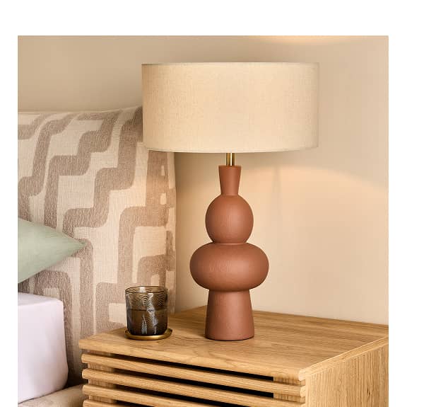Freyja Rust Table Lamp