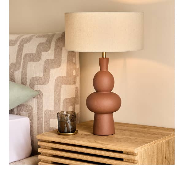 Freyja Rust Table Lamp