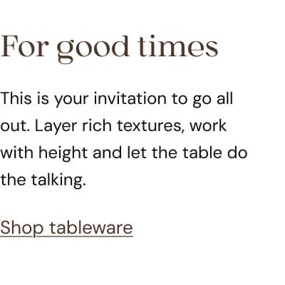Shop tableware