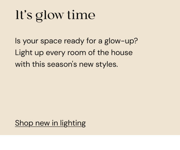 Shop new in lighting