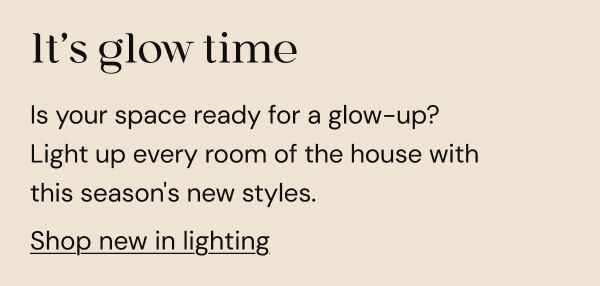 Shop new in lighting