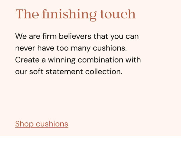 Shop cushions