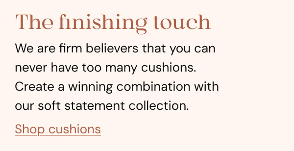 Shop cushions