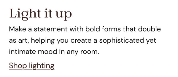 Shop lighting