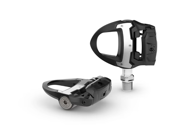 Rally RS110 Single-Sensing Power Meter Pedals Rally RS110 Single-Sensing Power Meter Pedals  image 1 image 2 image 3 Description Track your performance with precision using the Garmin Rally RS110 power meter pedals. Engineered for road cyclists, these single-sensing pedals deliver reliable power data to help you train smarter and ride stronger. Designed with versatility in mind, the RS110 can be easily swapped between compatible pedal bodies, including off-road setups. Making it the ideal choice for riders who train across multiple disciplines. Seamless integration with Garmin devices and platforms ensures your data is always within reach.  Key Features Reliable Readings Reliable Readings Gain new insights into your riding and training with accurate, reliable power and cadence readings.  Highly Accurate With a reimagined strain gauge and added gyroscope, Rally™ RS110 is highly responsive and within +/- 1% accuracy.  Highly Accurate Know When to Calibrate Know When to Calibrate The Pedal IQ smart calibration feature alerts you when you need to calibrate based on several factors, such as changes in temperature since your last calibration, when paired with compatible Garmin devices.  Ride On These rechargeable pedals offer up to 90 hours of ride time, and quick charging gives you up to 12 hours of ride time with just 15 minutes of charging. Travel mode lets you put the pedals to sleep to conserve battery during transport.  Ride On Durable Carbon Design Durable Carbon Design Lighter. Stronger. Slicker. Rally™ RS110 pedals have an all-new carbon design that's got a pro-level look.  Easy To Transfer This pedal-based power meter installs like any other pedal and allows for quick transfer between bikes. The removable power sensor allows for use with either Rally RS210 road or XC110 off-road pedal bodies (additional pedal bodies sold separately or as a bundle).  Easy To Transfer Specifications Battery Type: Rechargeable Quick Charge: 12 hours in 15 minutes of charging time (USB-C required) Battery Life: up to 90 hours Maximum Rider Weight: 105 kg Accuracy: +/-1% Field Calibration: Yes Adjustable Cleat Release Tension: Yes Connectivity: ANT+®, Bluetooth®, and USB (USB-C compliant) Weight: 320 g Water Resistance: IPX7 Stack Height: 12.2 mm Cleat Type: Shimano SPD-SL Q-Factor: 53mm (55mm with the provided 2mm washers) Quick Change Pedal Body: Compatible with all RS110/RS210 pedal bodies In the Box Rally RS110 pedals Charging clip and cable SPD-SL compatible cleats Hardware 55 mm Q-factor washers Documentation Garmin Rally RS110 Single-Sensing Power Meter Pedals