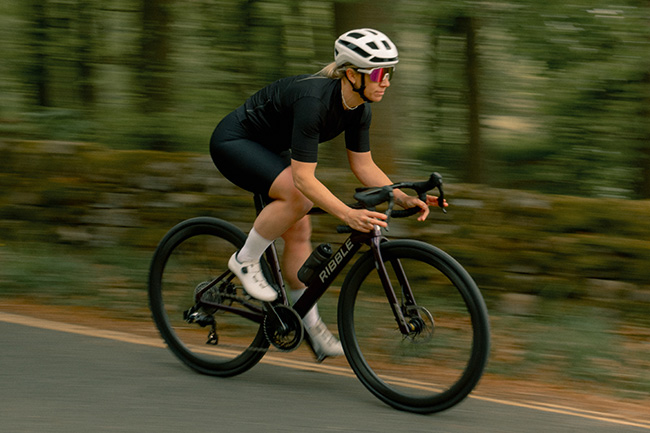 Female riding ULTRA-ROAD