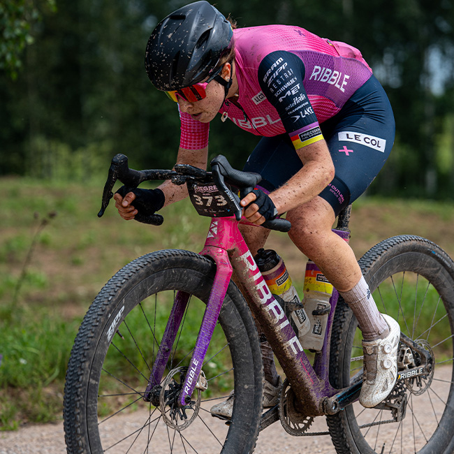 Sophie on ULTRA-GRIT Outliers Edition at Gravel Earth Megre in Lithuania