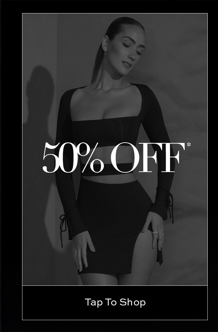 50% off*