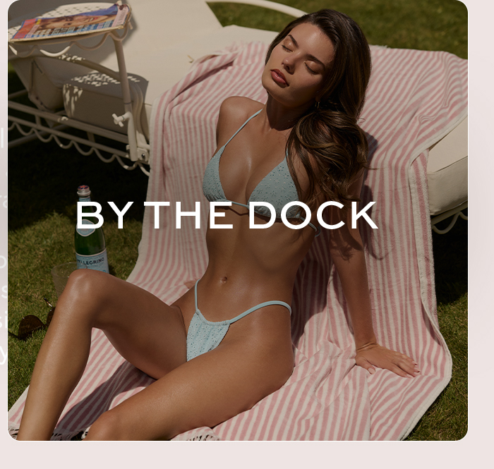 by the dock