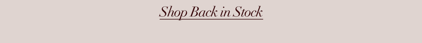 Shop back in stock