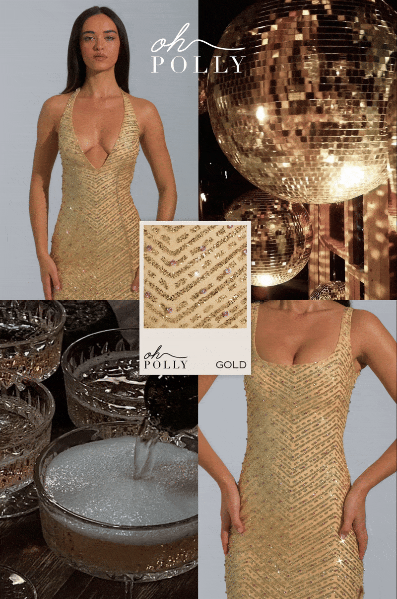 Gold looks hotter on you 