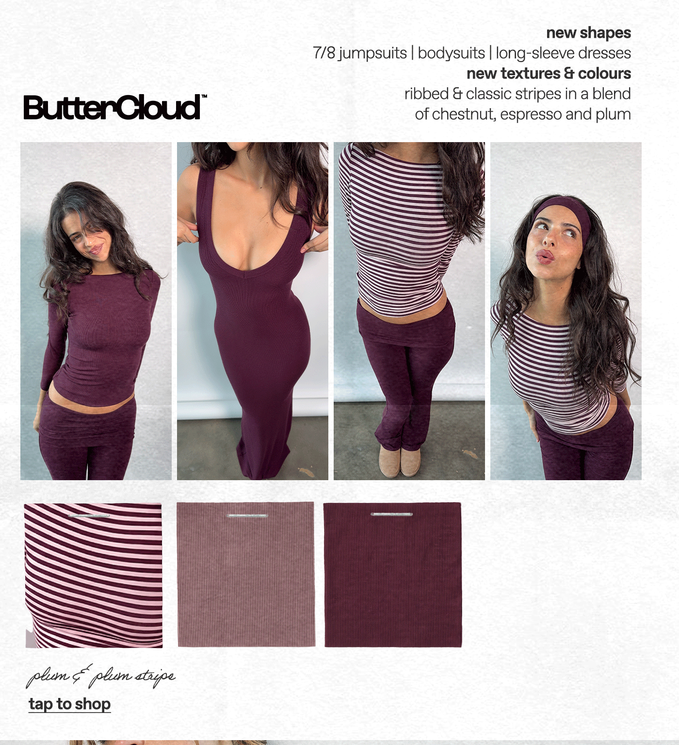 plum & plum stripe