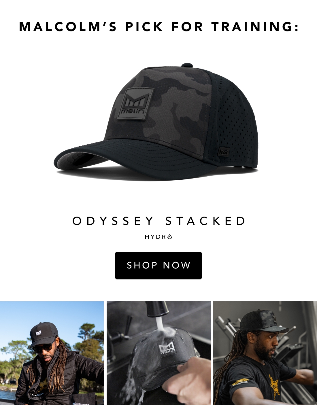 Odyssey Stacked HYDRO in Black Camo