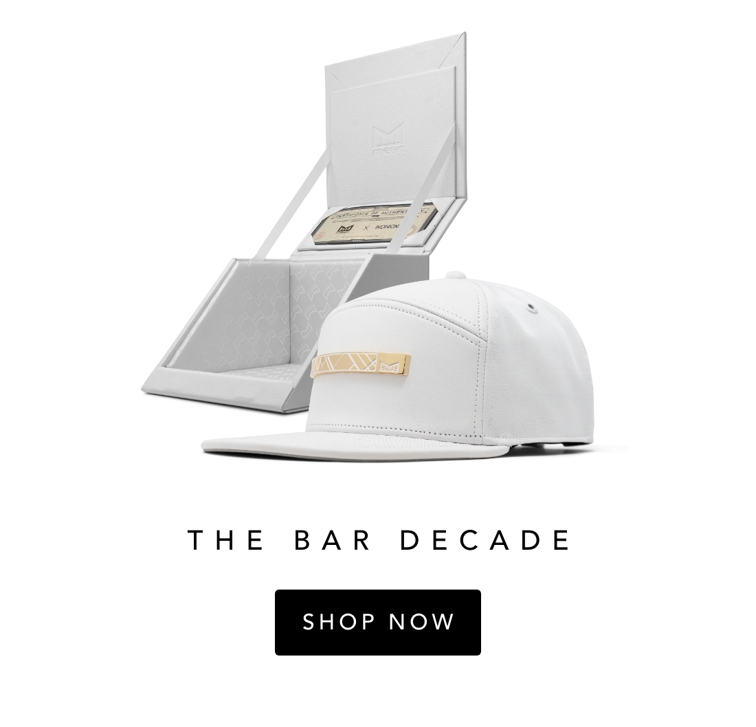 The Bar Decade in White/Gold