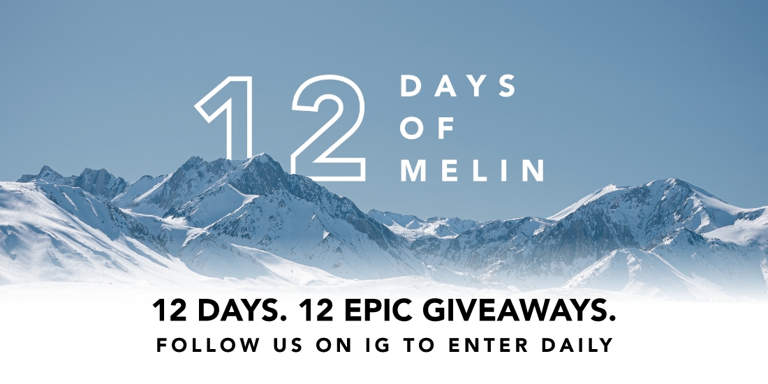 Follow @melin on Instagram for our 12 Days of melin Giveaways