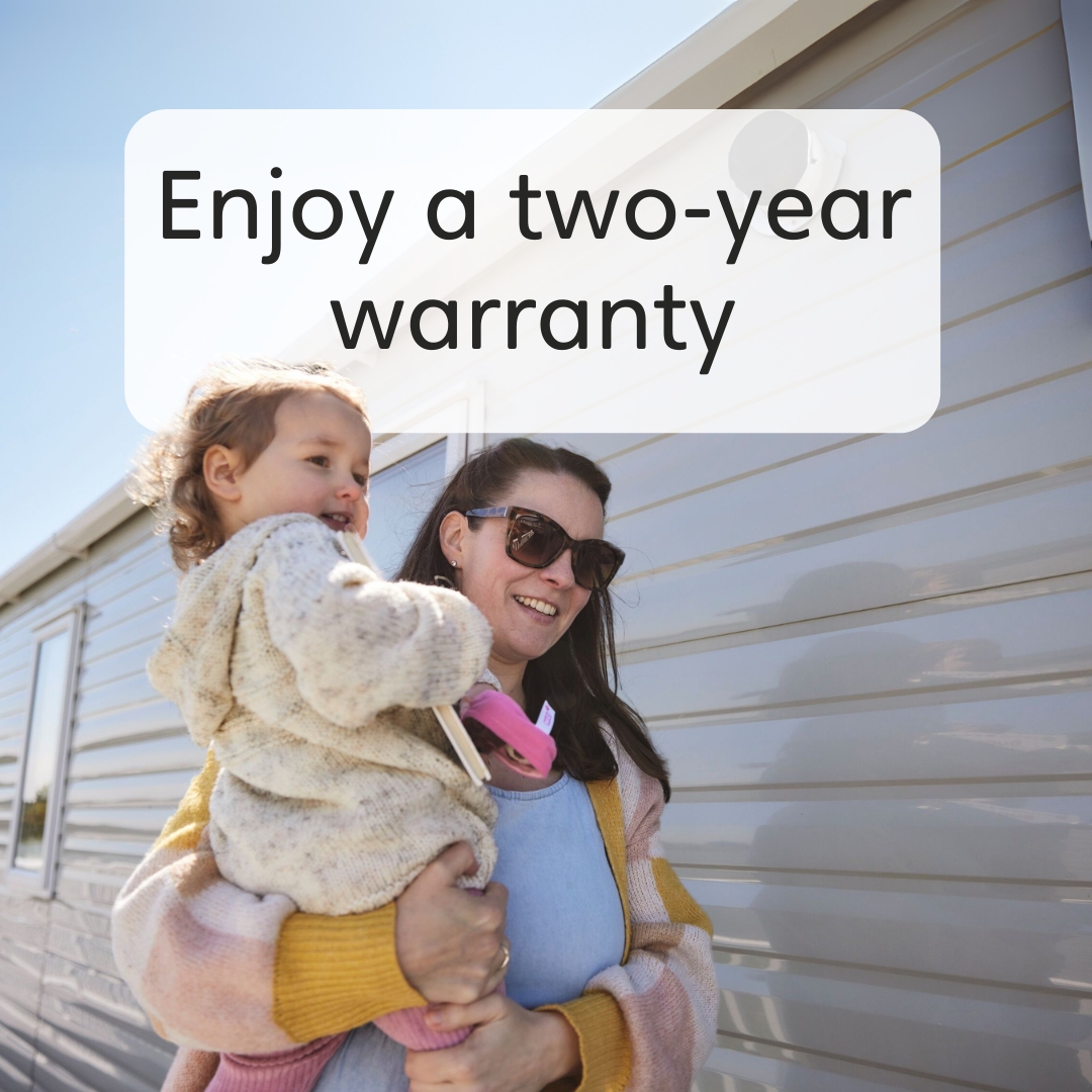 Enjoy a 2-year warranty