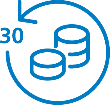 30-day money back guarantee