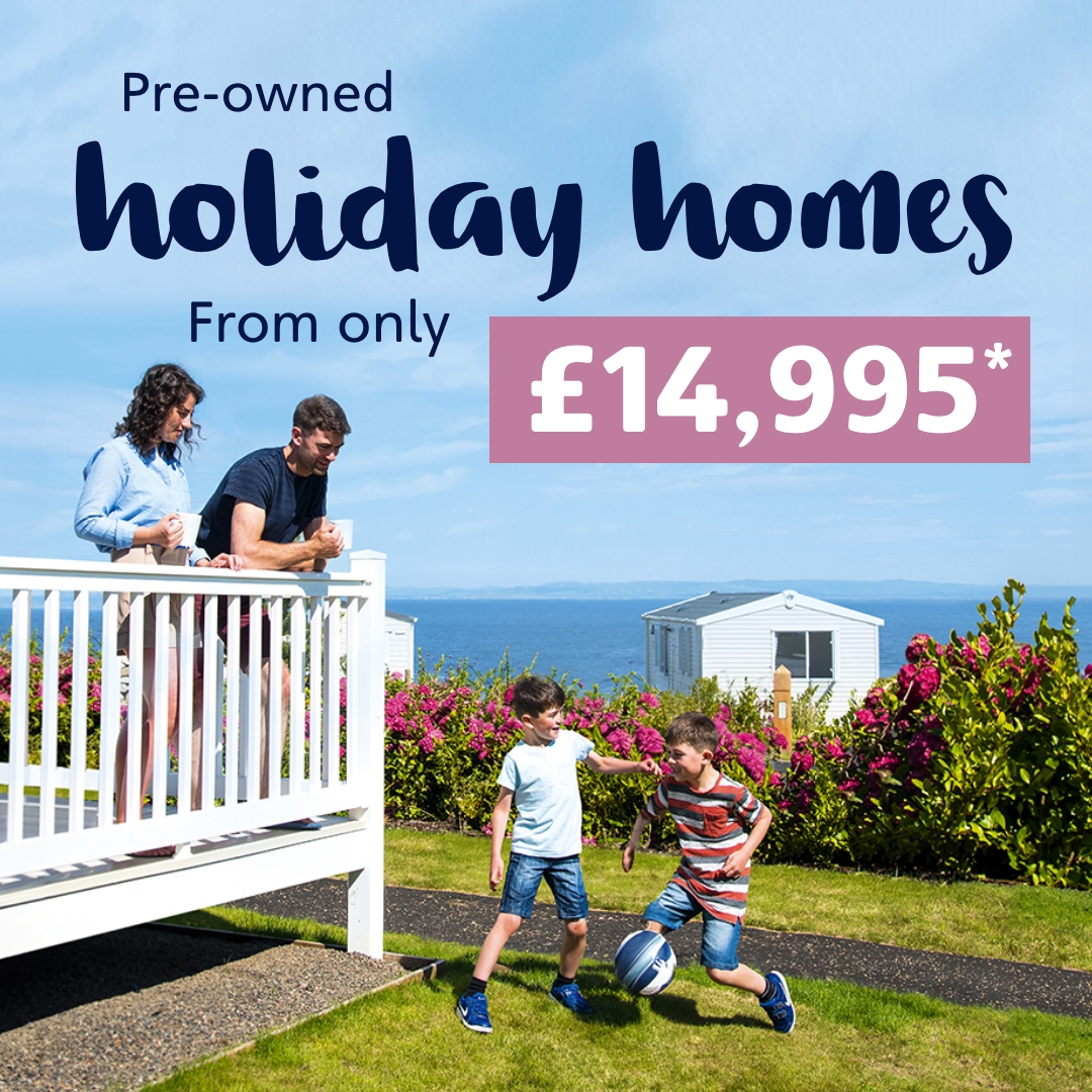 Pre-owned holiday homes from only £14,995