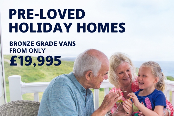Pre-loved Holiday homes from £19,995
