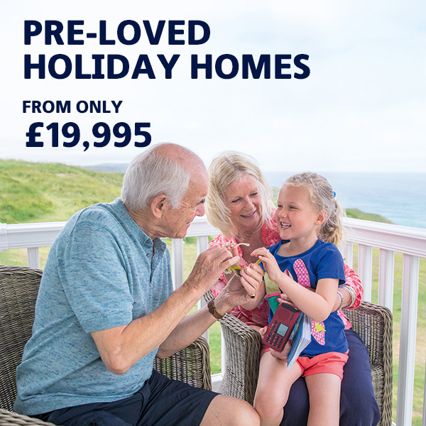 Pre-loved holiday homes from £19,995