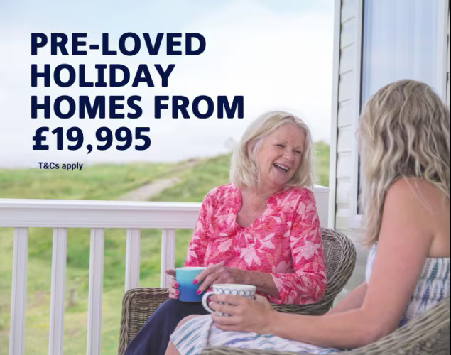 Pre-loved holiday homes from £19,995