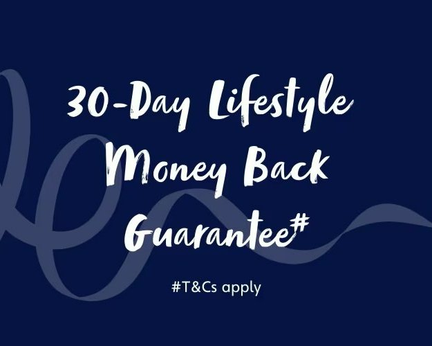 30-Day lifestyle money back guarantee
