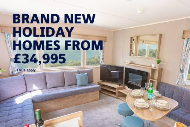 Brand new holiday homes from £34,995