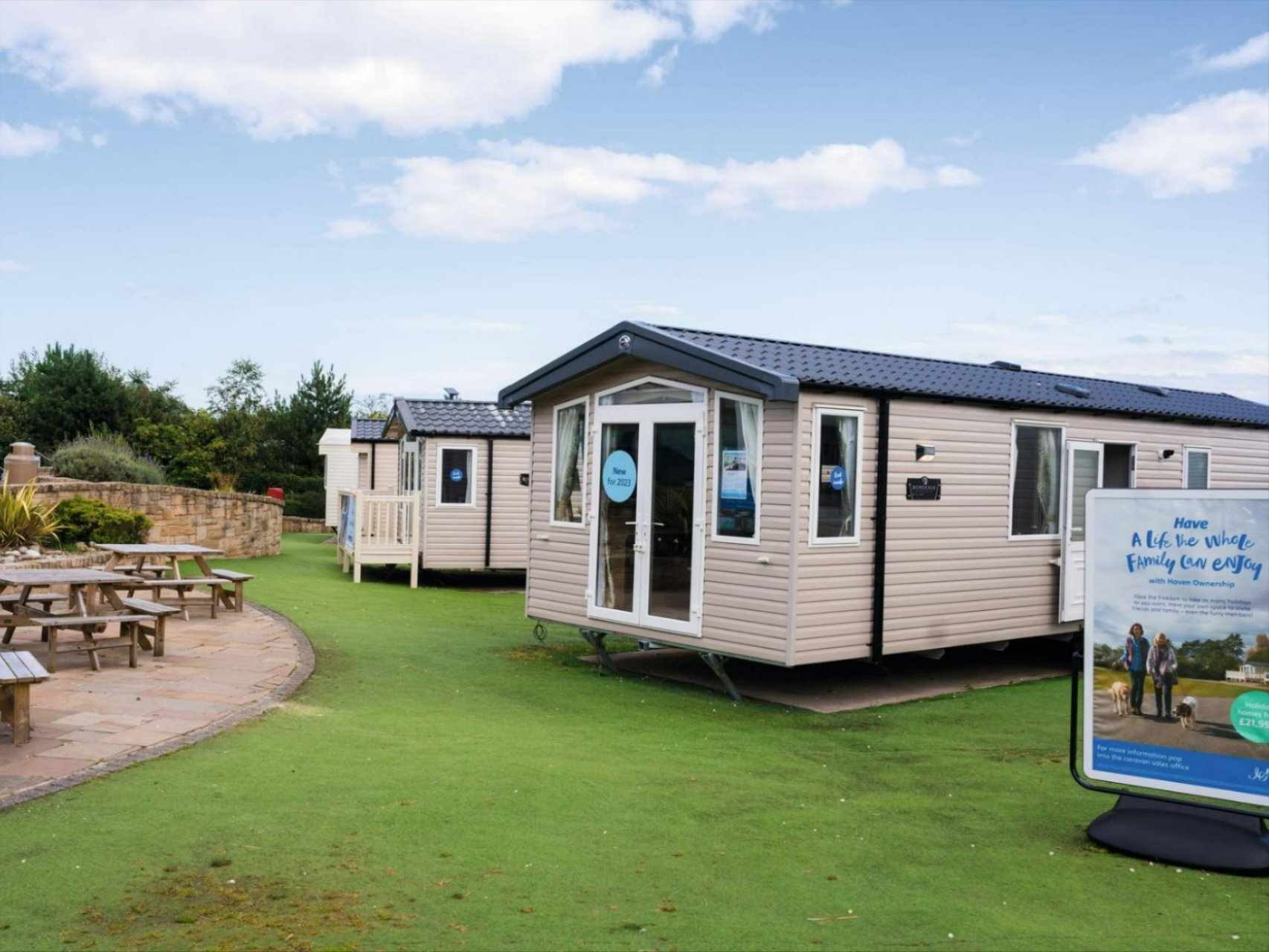 Holiday home on a park showground