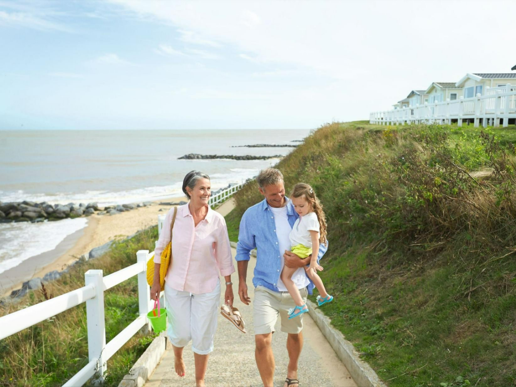Family on a beach