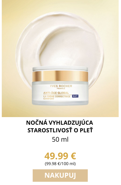 Nočná vyhladzujúca starostlivosť o pleť