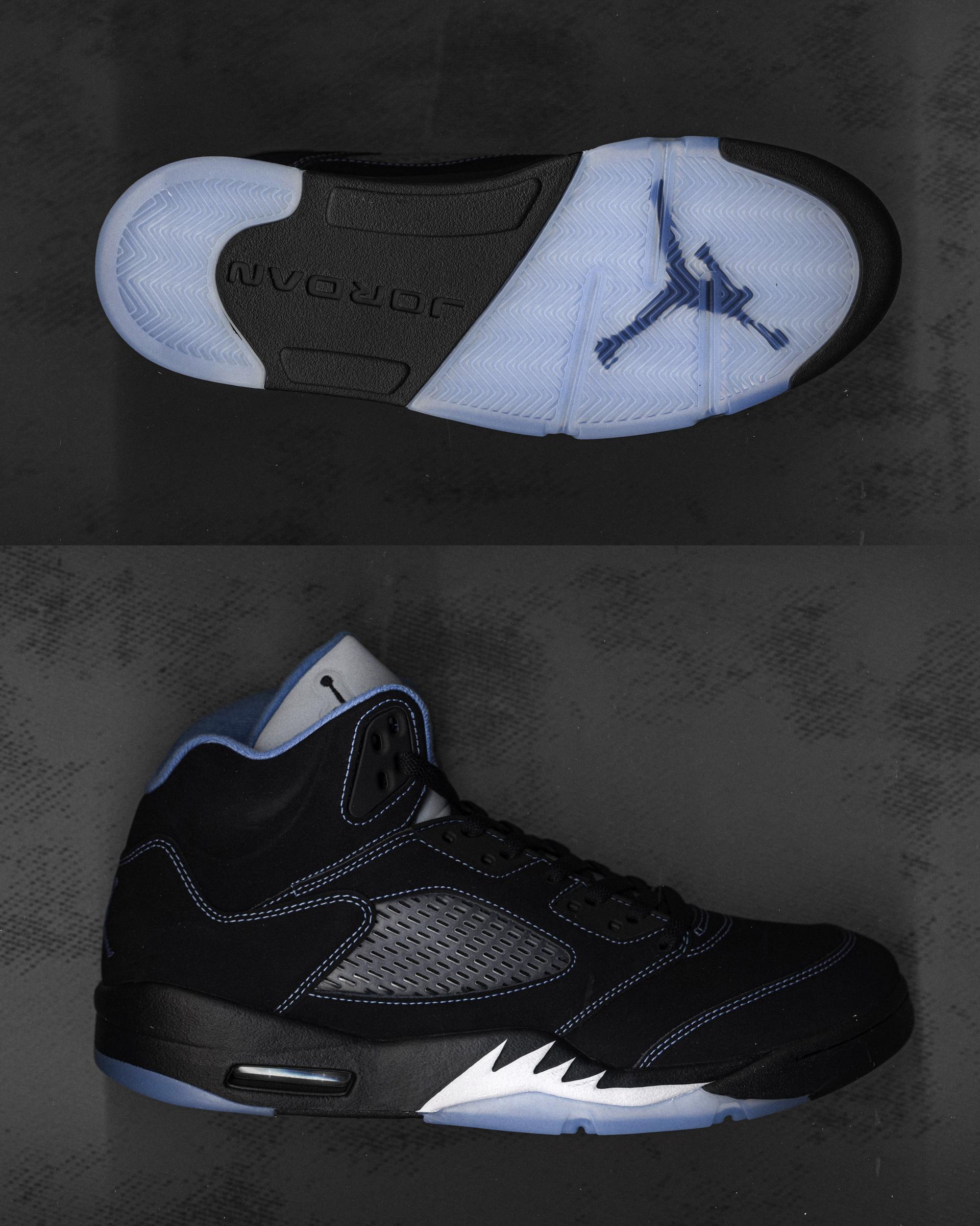 Air Jordan 5 Retro 'Black/University Blue'