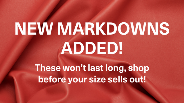 New markdowns added! These won't last long, shop before your size sells out!