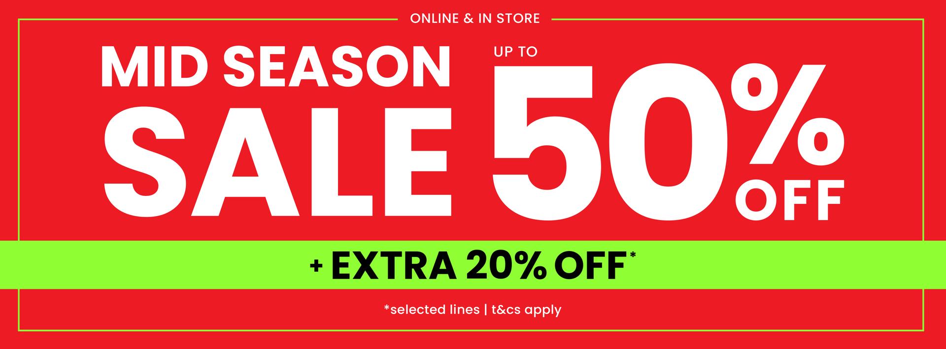 Mid- Season Sale Banner