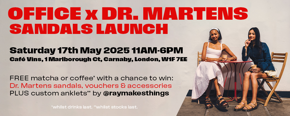OFFICE x Dr. Martens Sandals Launch