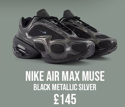 Nike Air Max Muse Trainers Black Black Metallic Silver Image