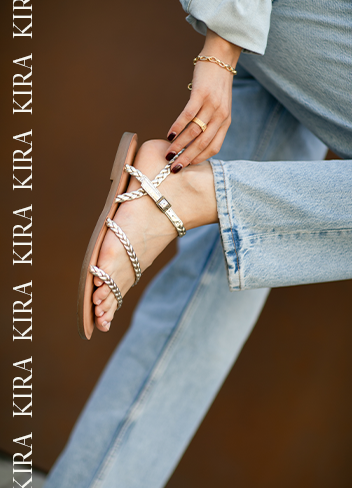 TOMS Kira Sandals Gold Image
