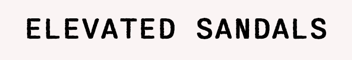Elevated Sandals Title