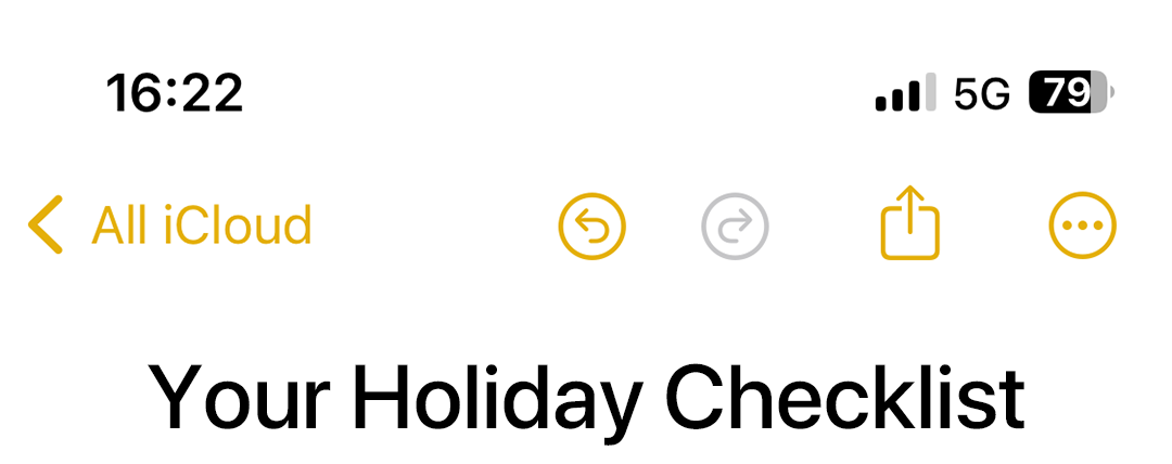 Checklist Image