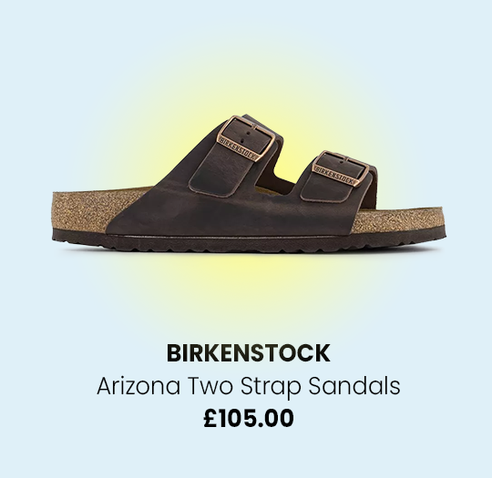 BIRKENSTOCK Arizona Two Strap Sandals Habana Waxy Leather