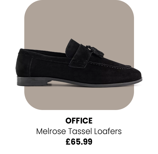 Melrose Tassel Loafers Black Suede