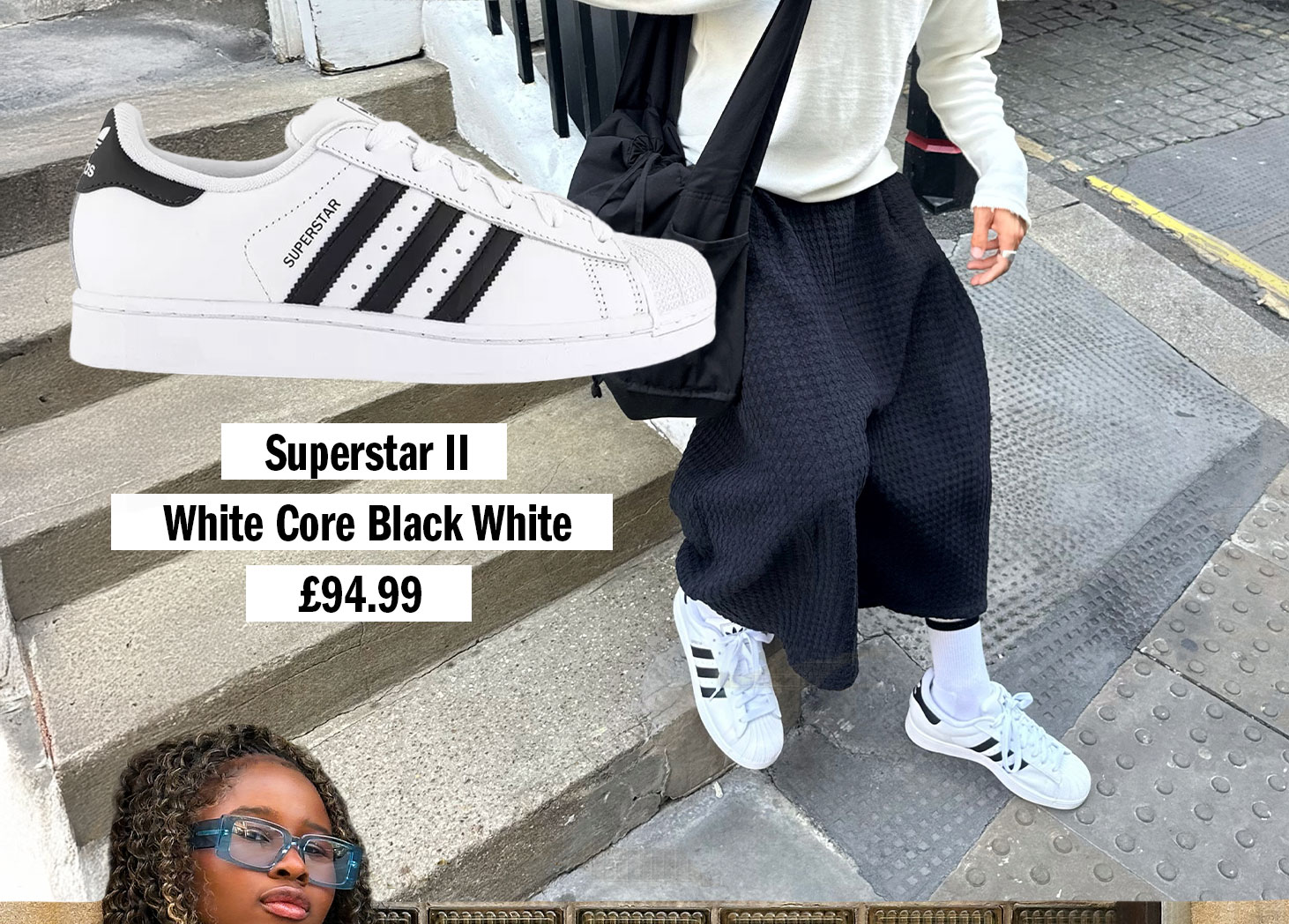 adidas Superstar II Trainers White Core Black White