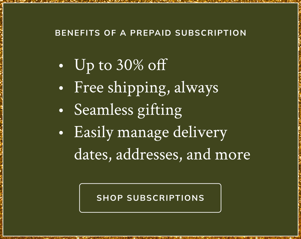 Benefits of a prepaid subscription