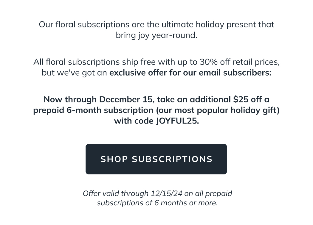 Shop Subscriptions