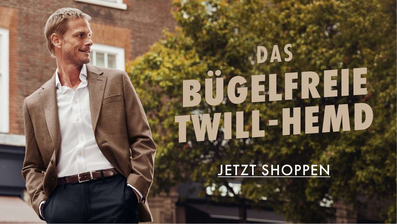 DAS BÜGELFREIE TWILL-HEMD