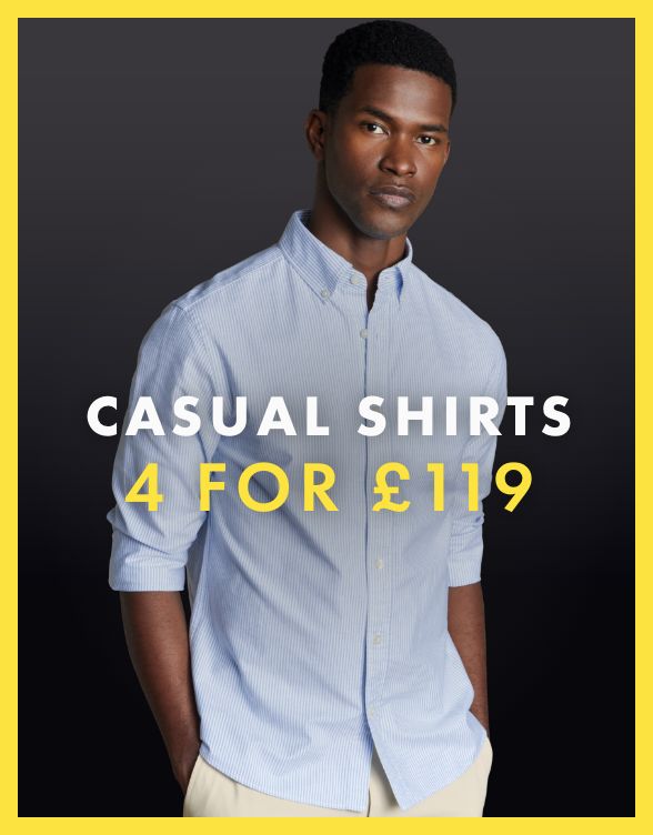CASUAL SHIRTS - 4 FOR £119