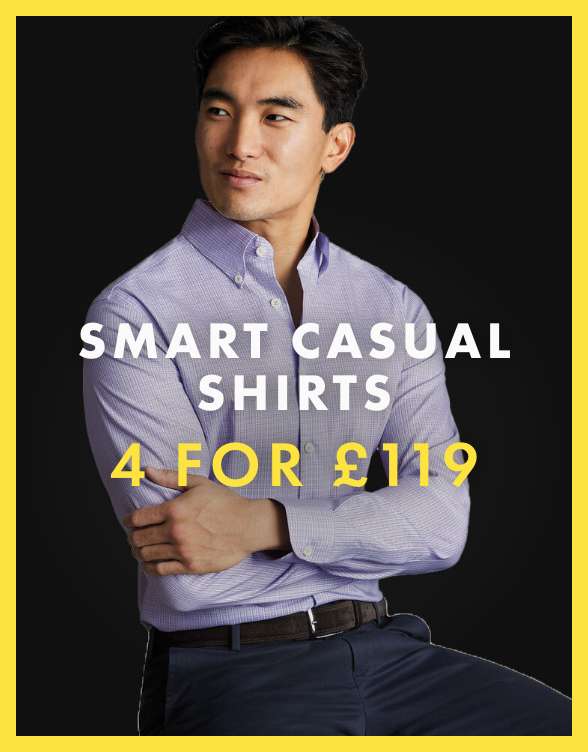 SMART CASUAL SHIRTS - 4 FOR £119