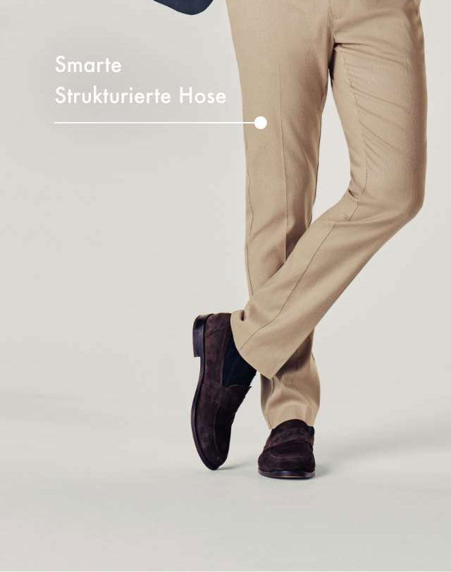 Smarte strukturierte Hose
