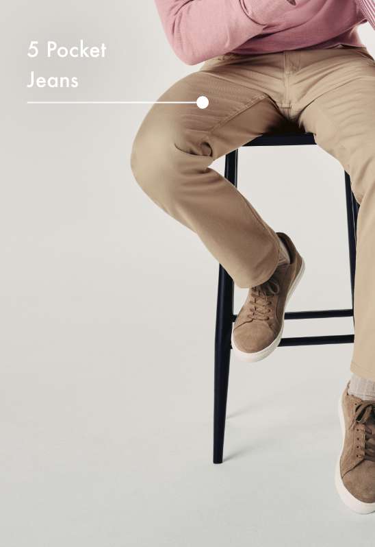 5 Pocket Jeans - Stone
