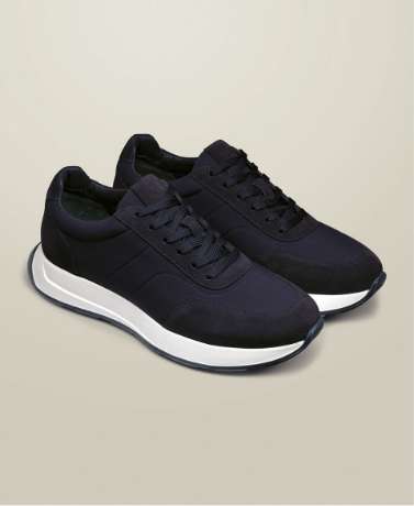 Textile Trainers - Navy